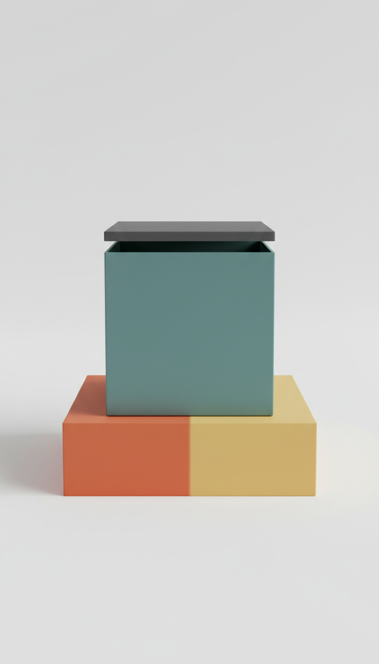 Modular Storage Box in Metro Teal