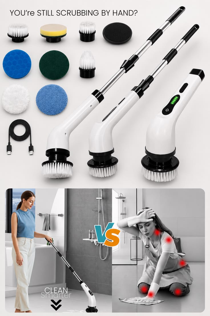 Spin Scrubber - Cordless Electric Cleaning Brush